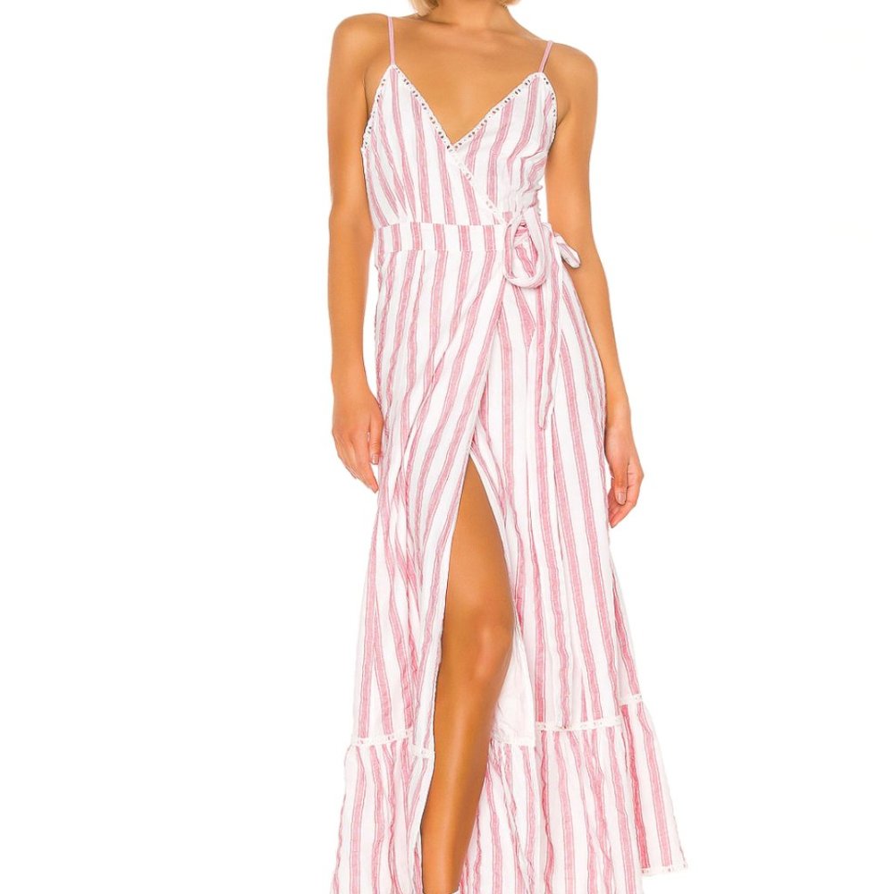 Tularosa - Aubrie Dress Pink & White